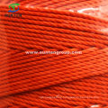 Orange High Tenacity PE/PP/Polyester/Nylon Plastic Twisted/Braided/Baler/Thread/Packing Line/Fishing Net Thread (210D/380D) by Spool/Reel/Bobbin/Hank